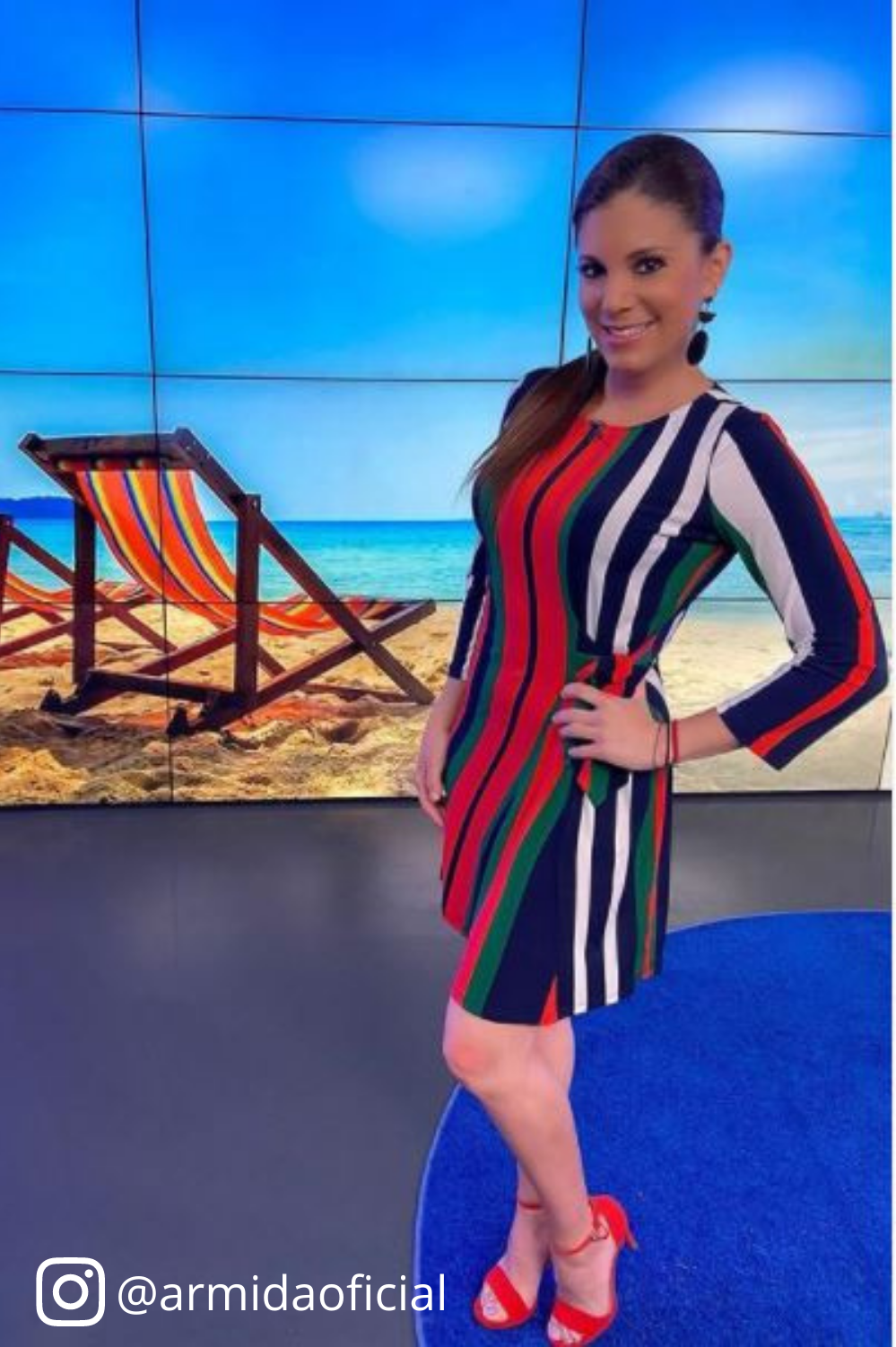 London Times Vertically Striped Shift Dress (Additional Colors)