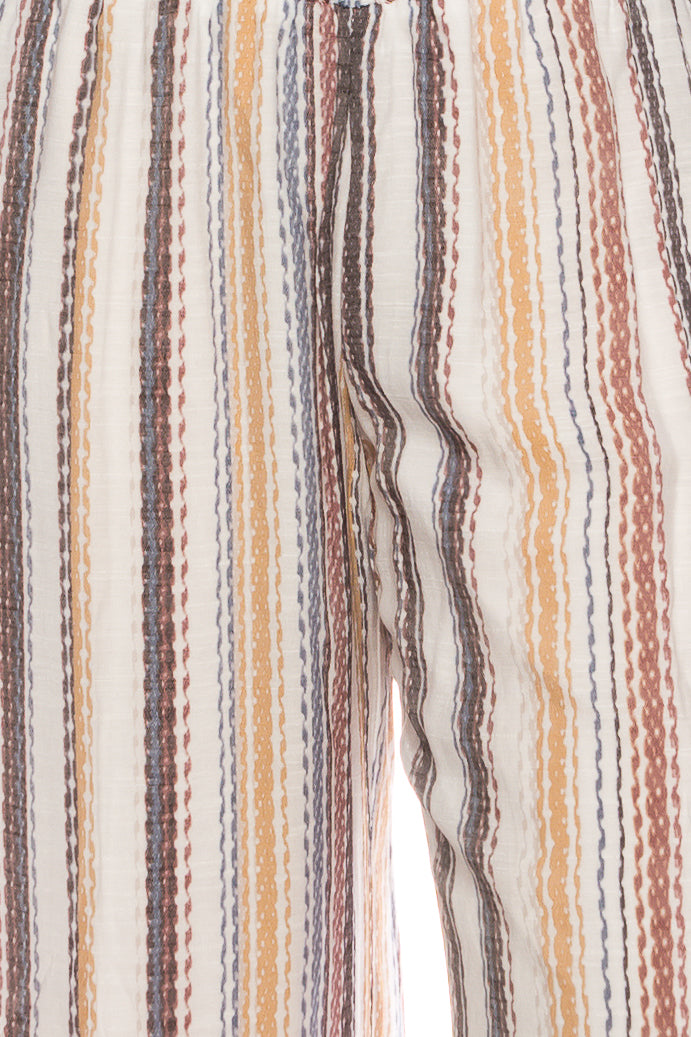 Zac & Rachel Striped Linen Palazzo Pants
