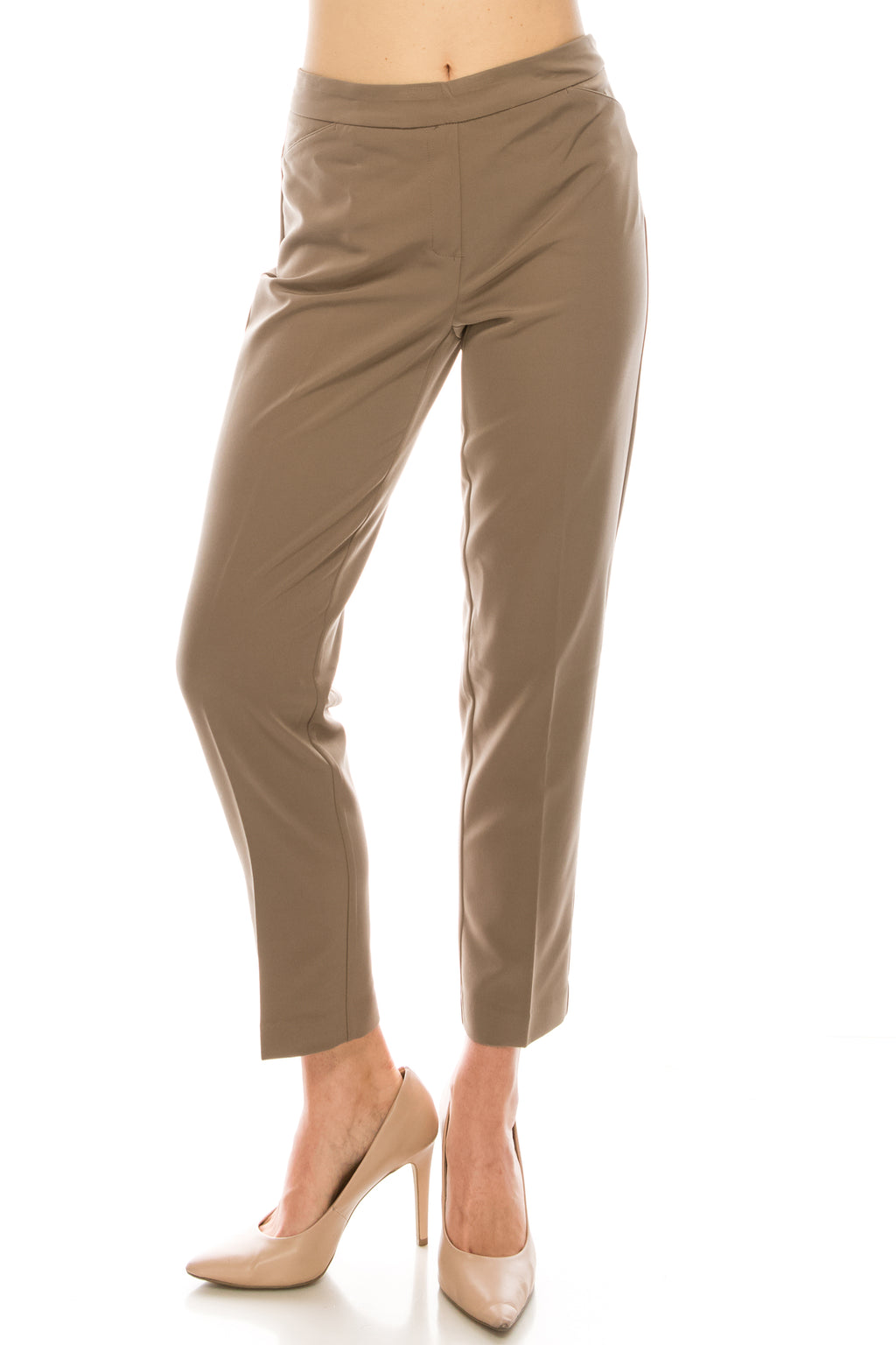 Zac & Rachel Arrowhead Twill Slim Pant with 2 Front  Faux Zipper Pockets