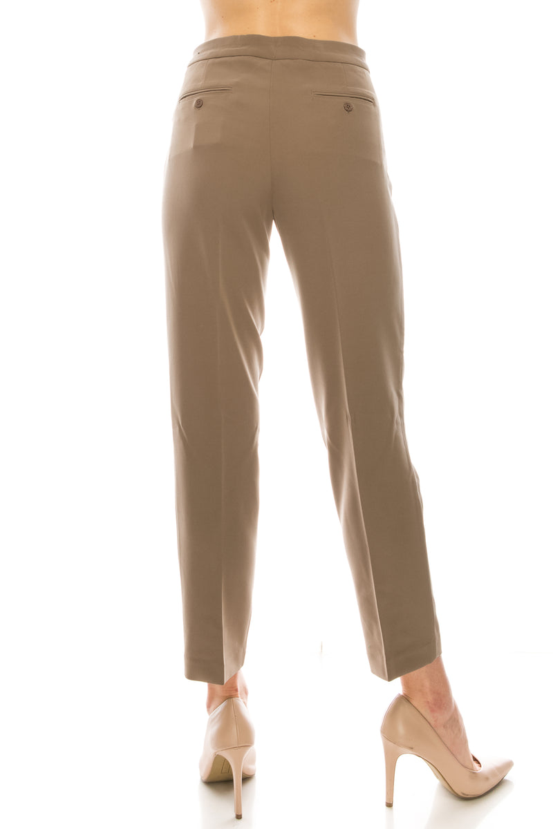 Zac & Rachel Arrowhead Twill Slim Pant with 2 Front  Faux Zipper Pockets