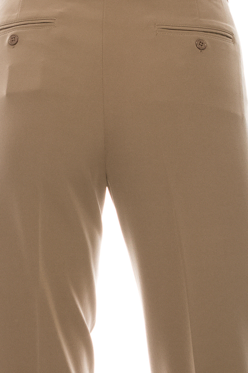 Zac & Rachel Arrowhead Twill Slim Pant with 2 Front  Faux Zipper Pockets
